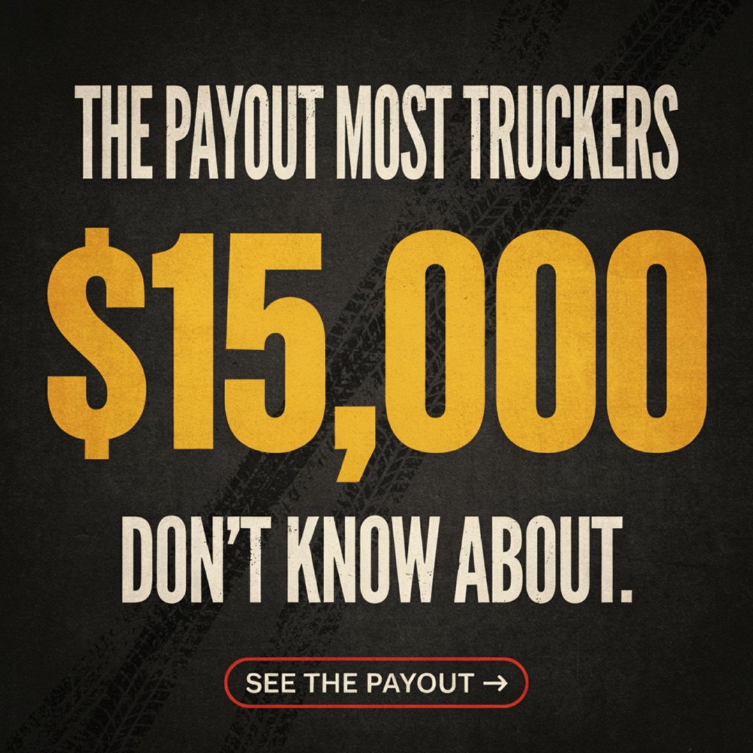 Truckers static ad — $15K Card