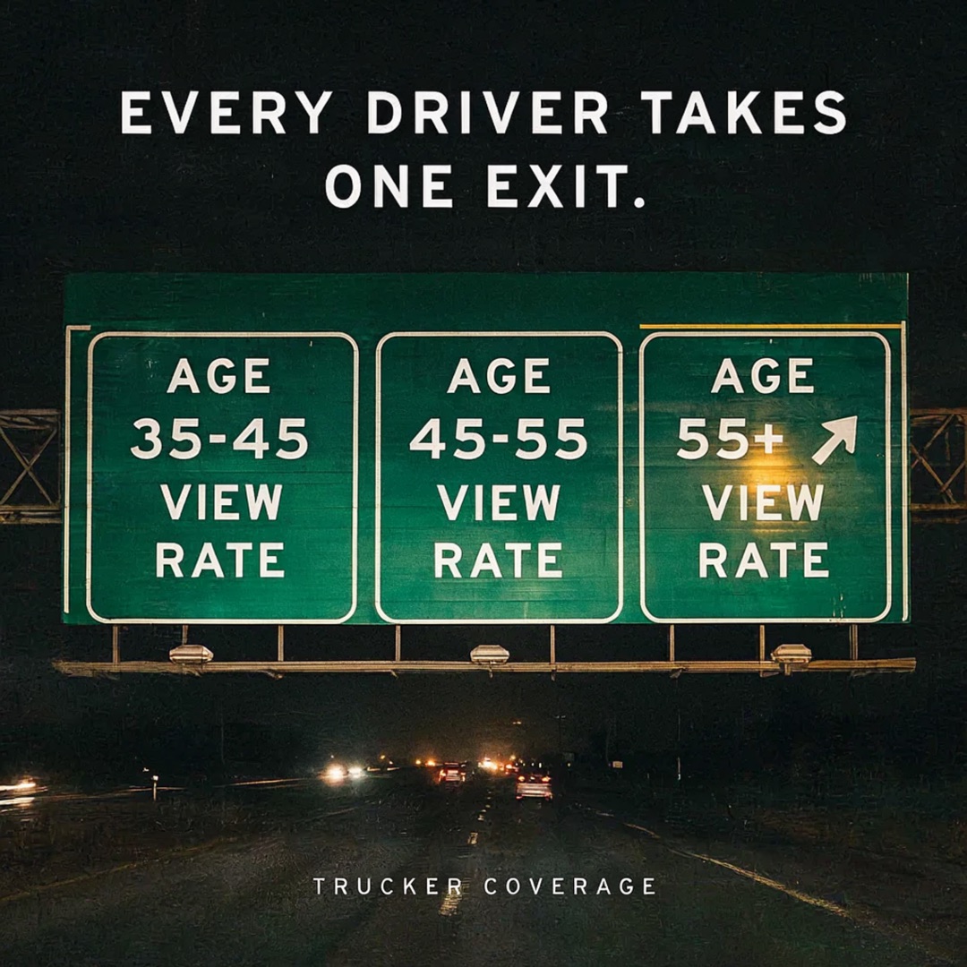 Truckers static ad — Exit Signs