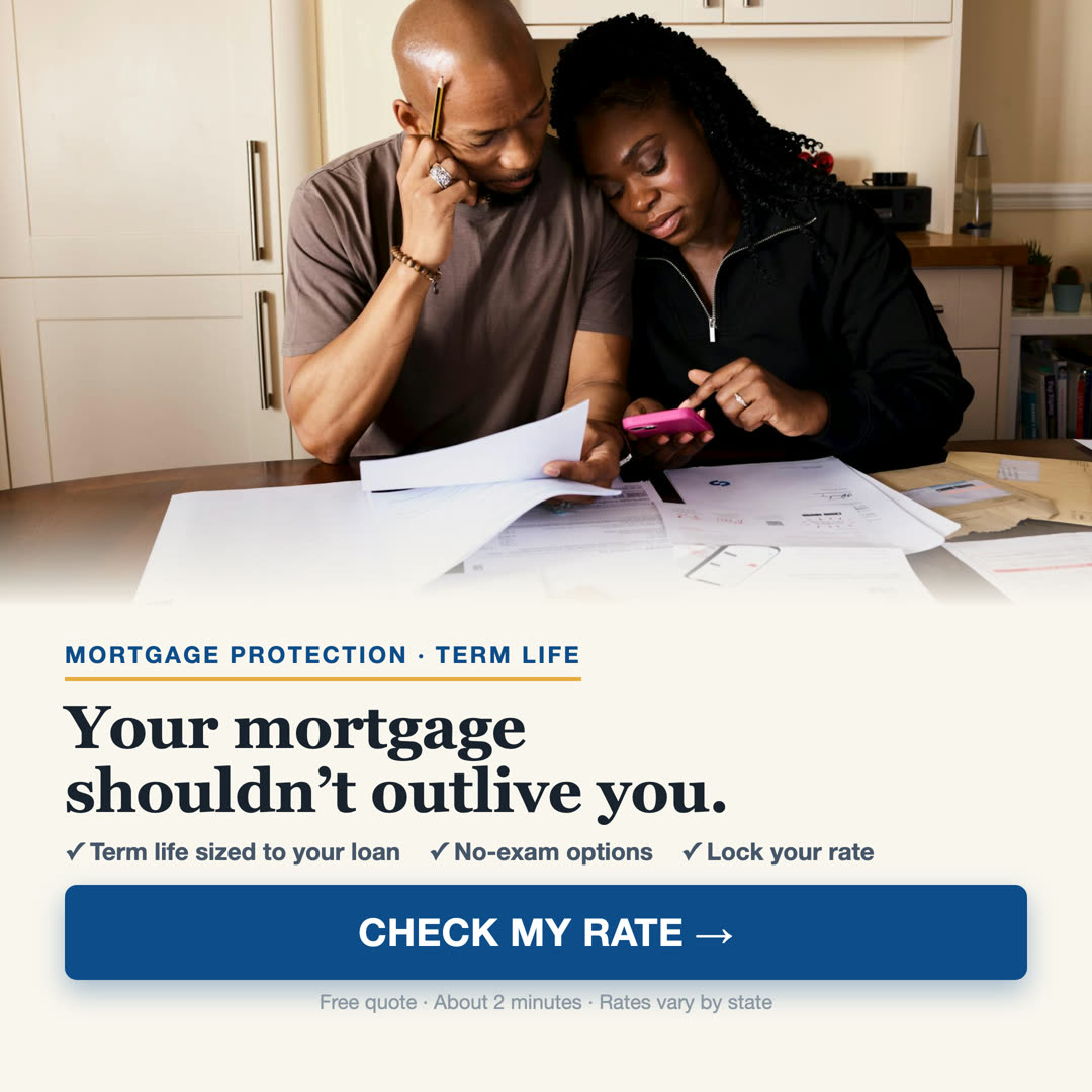 Mortgage static ad — System B — cream editorial serif